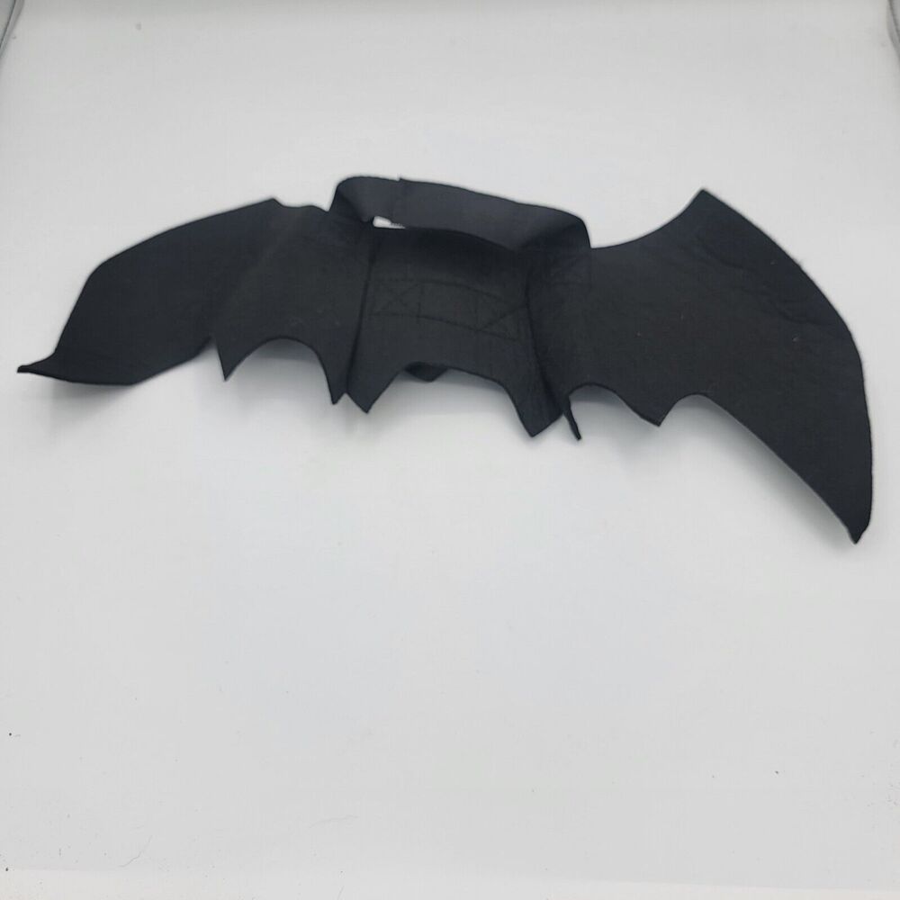 Dog Cat Pet Black Bat Wings Costume Harness Halloween Size Small S NEW